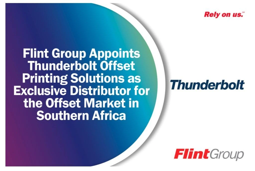 Flint Group announces Thunderbolt Solutions as exclusive distributor in Southern Africa